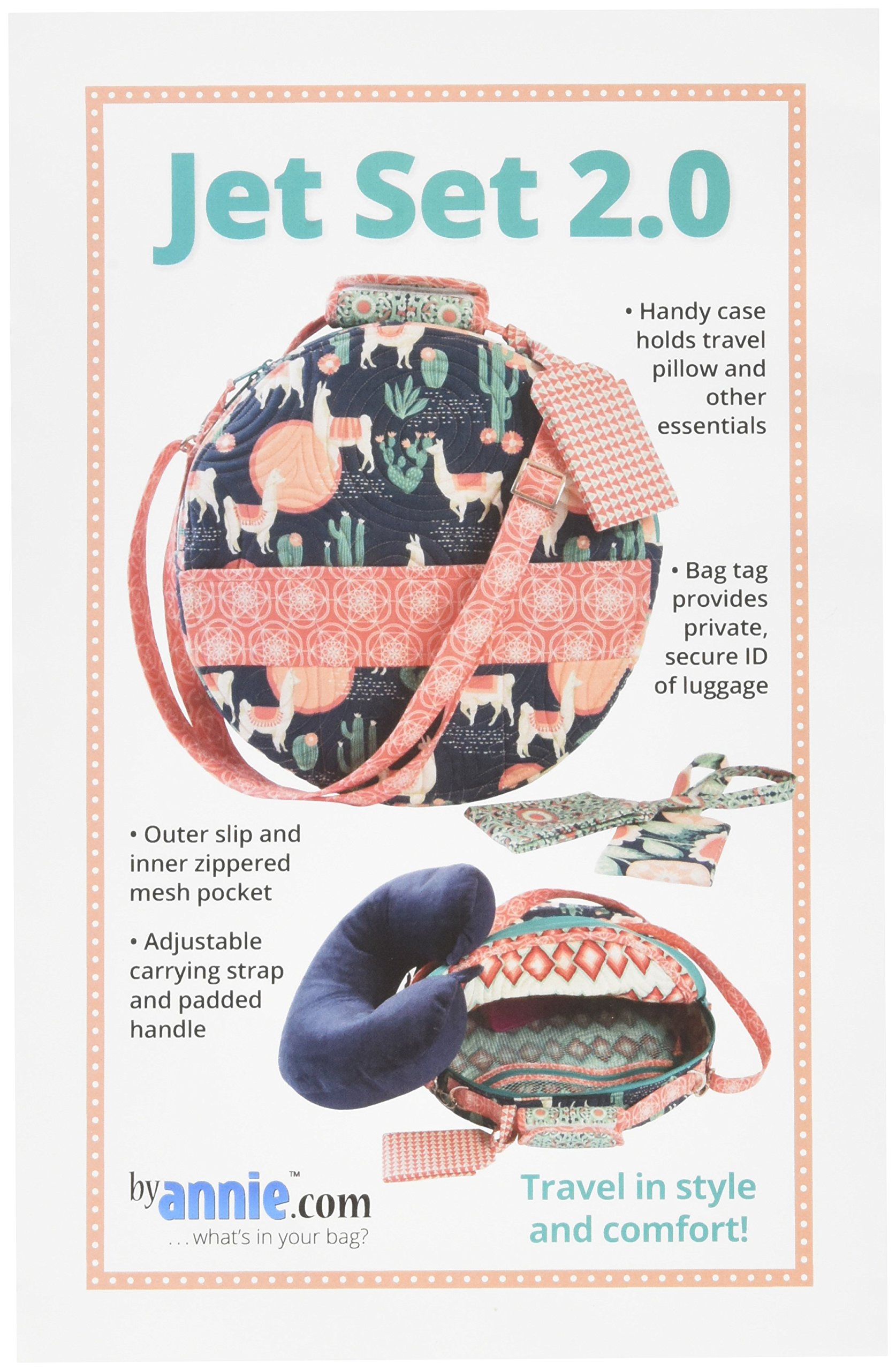 Annie Jet Set 2.0 Pattern, Berry