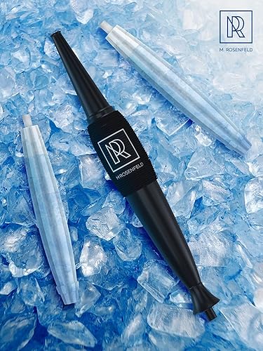 Miniatura 9 de M. ROSENFELD Cachimba de pipa de hielo prémium ICE Bazooka inc 2 paquetes de enfriamiento reforzados y agarre suave Puntas de boca de cachimba