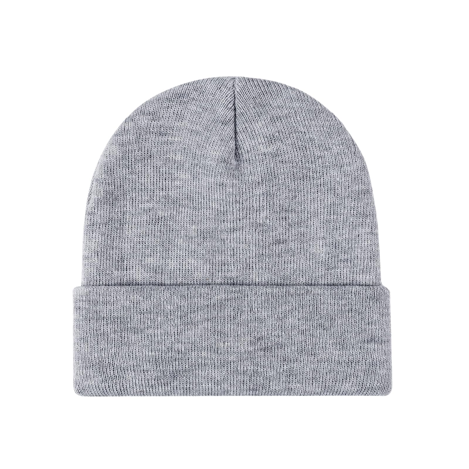 2THESTARS Winter Thermal Black Beanie, Windproof Wool-Blend Unisex Hat, Warmth & Non-Slip Design for Hiking, Skiing