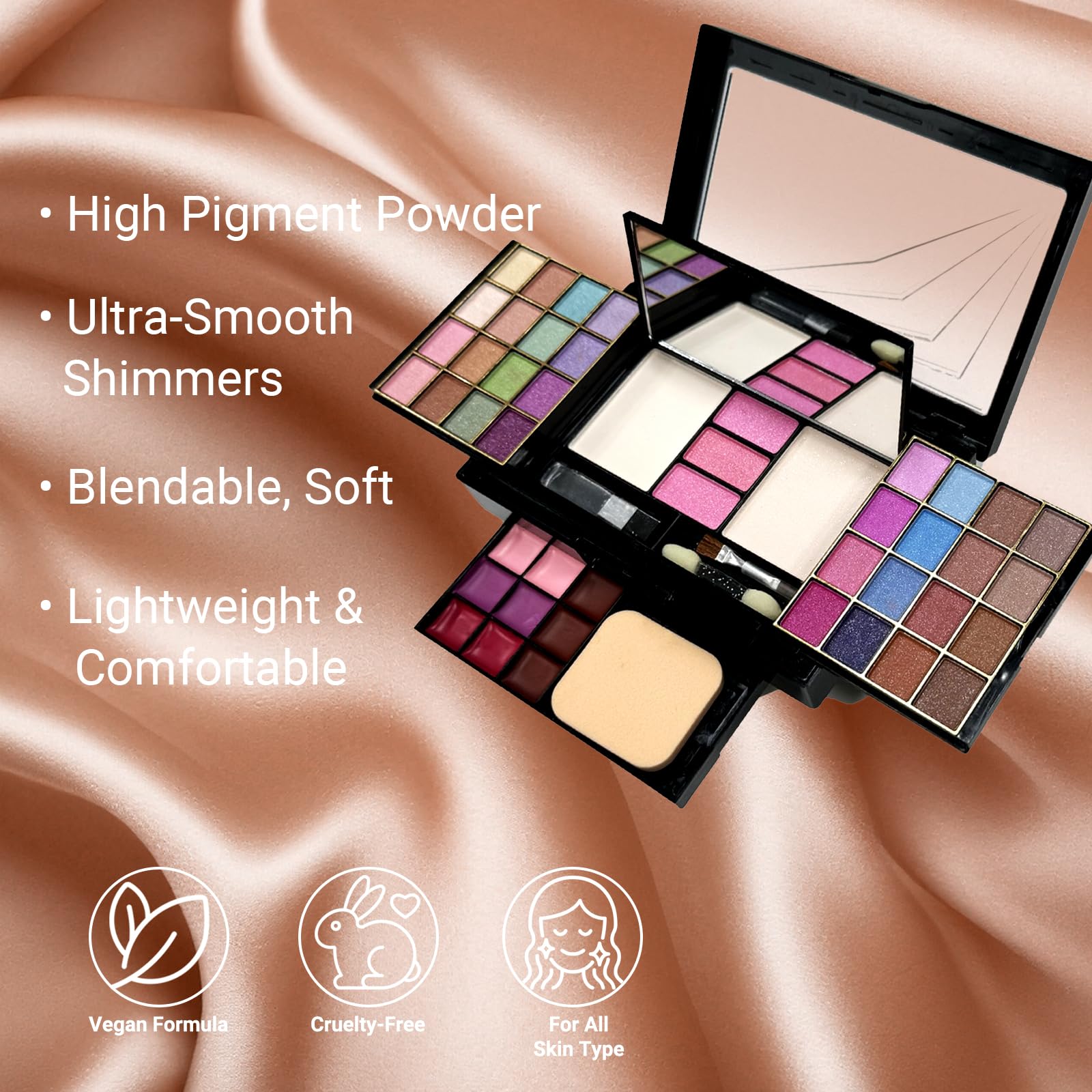 All-in-one Makeup Set Gift, Make-Up Sets, Makeup Kit for Women Make up Set for Traveling Long Lasting - Image 3