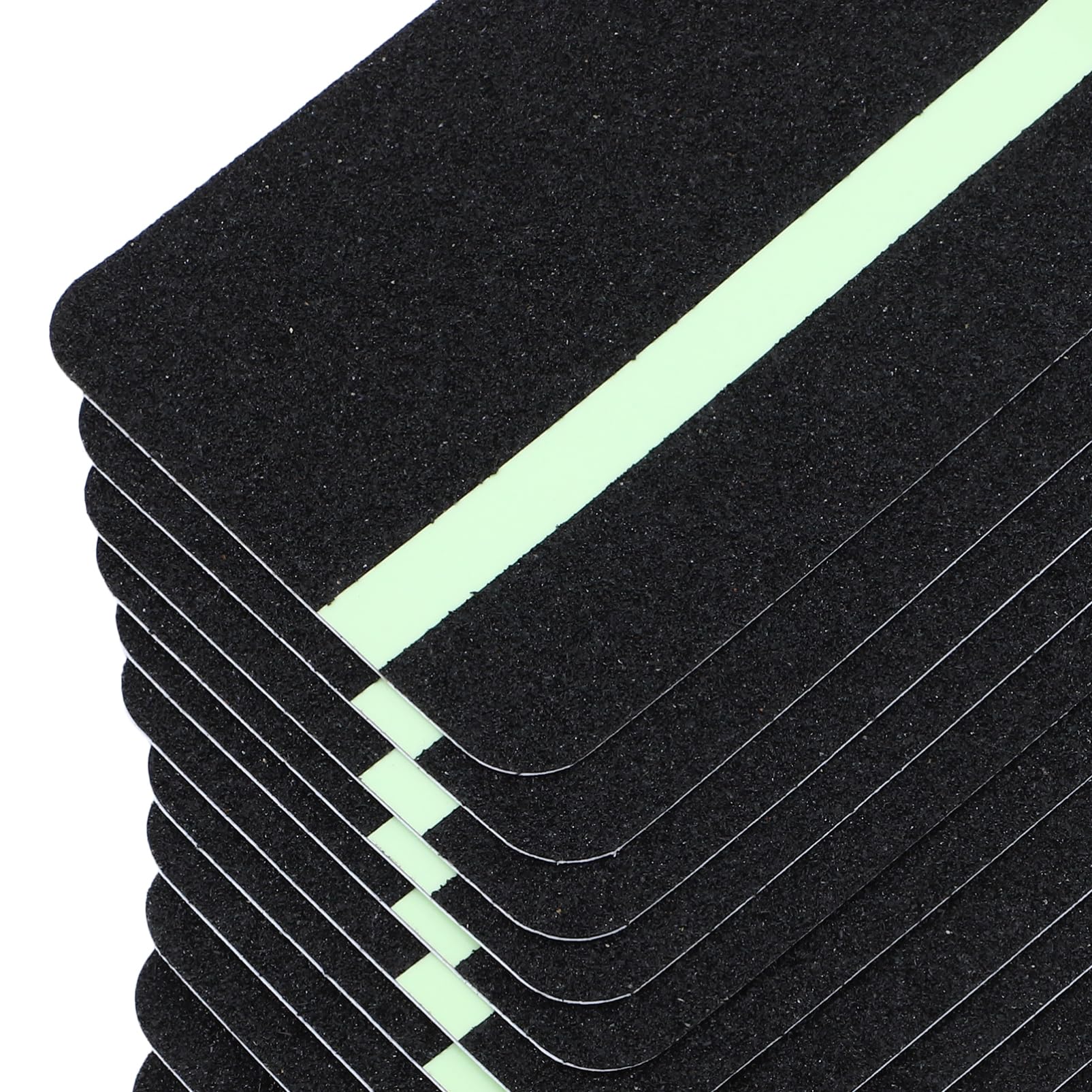 12piezas Tread Antideslizante Para Escaleras Exteriores Tira Reflectante y Resistente La Intemperie Protección Antideslizante Para Pasillos y Escaleras De Madera