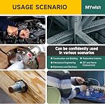 Mywish 660PCS M5 M6 M8 Bolt Screw Set, Assorted Hex Head Metric Bolt Assortment, 304 Stainless Steel, Bolts and Nuts Kit Flat & Spring Washers, Fully Thread