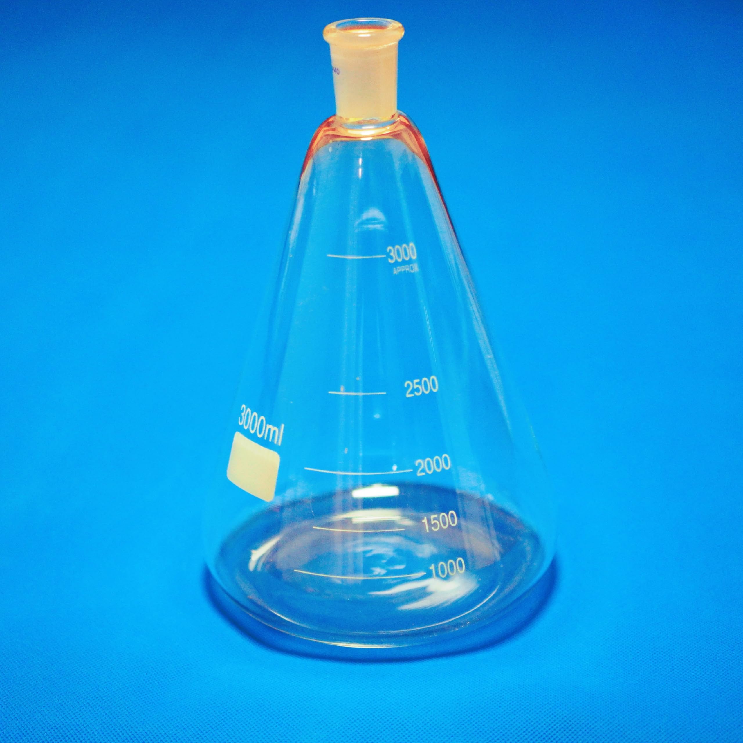 1 szt. Kolba Erlenmeyera ze szkła laboratoryjnego borokrzemianowego ze standardowym złączem 24/40 – idealna do eksperymentów chemicznych i użytku laboratoryjnego