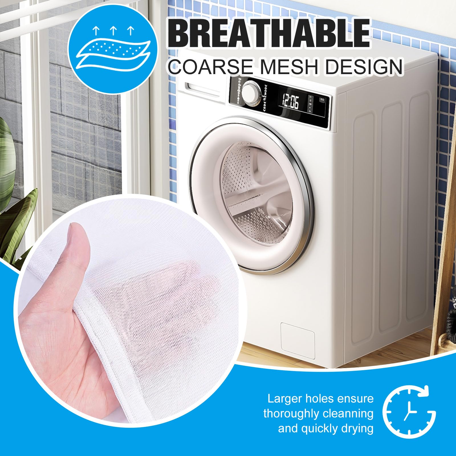 Wasnetten voor Wasmachine - Bescherm je Was - 10 Stuks - Groot