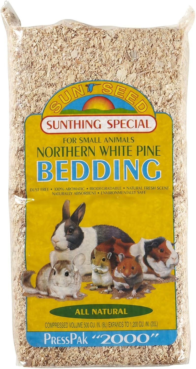 Sunseed Northern White Pine Bedding 2000 Ci Pet Supplies