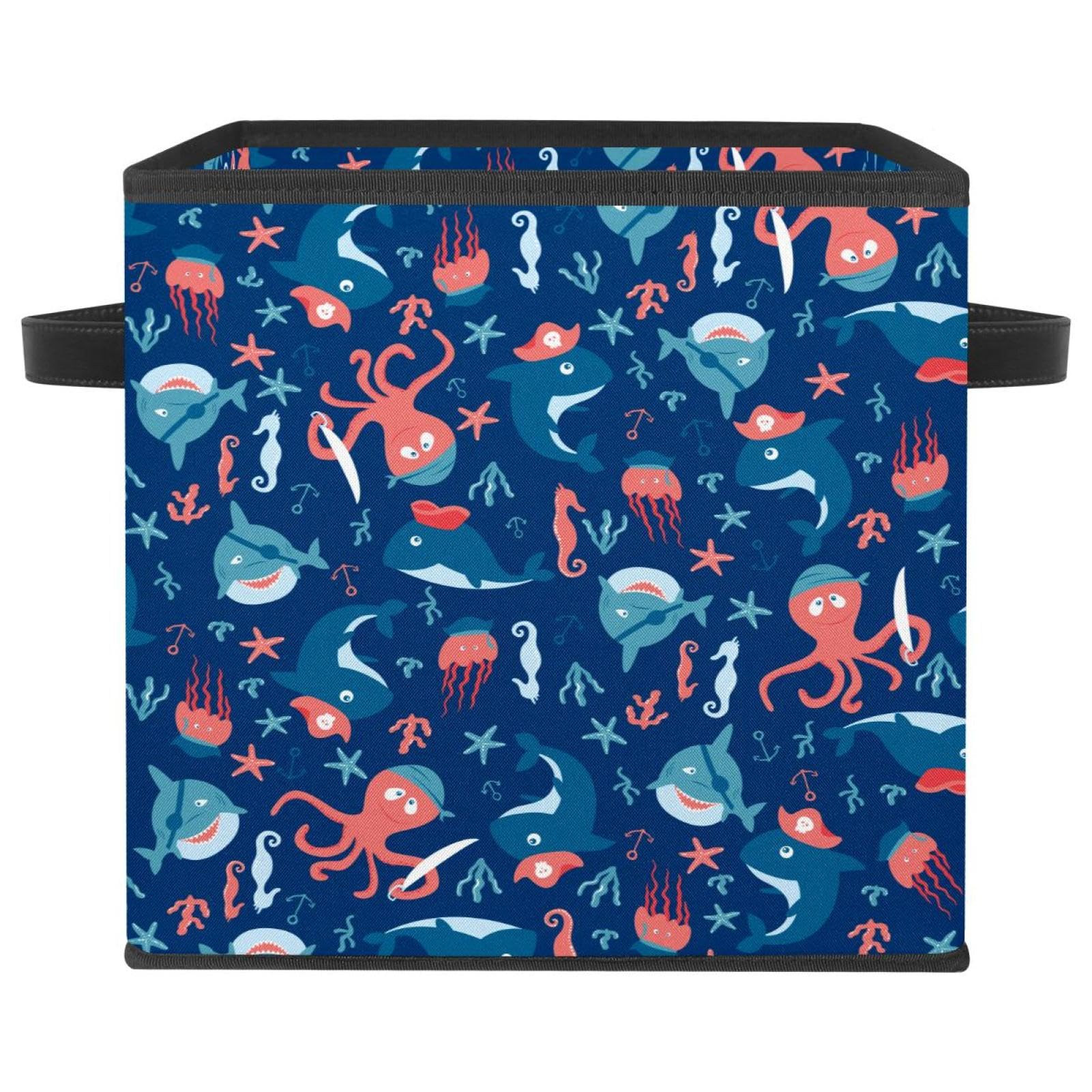 Cube de rangement pliable pour jouets vêtements et livres en tissu