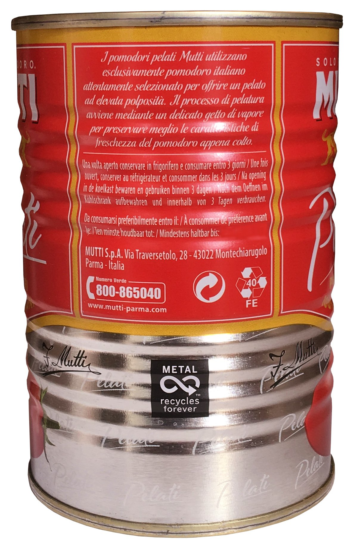 MUTTI Pacchetto – Pomodorini Ciliegini / Pomodorini (6 x 400 g) + Pomodori Pelati / Pomodori Pelati (6 x 400 g) + Polpa/carne di pomodoro fine (6 x 400 g)