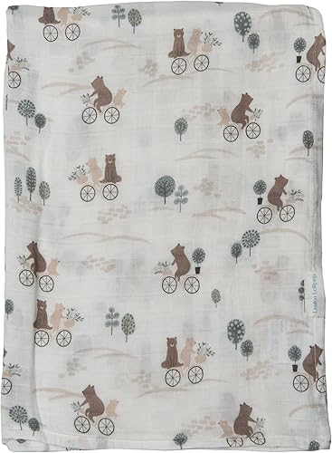 Miniatura 24 de Loulou Lollipop Manta suave de muselina para bebé, manta de recepción para recién nacidos a niños pequeños, niñas y niños, grande de 47 x 47