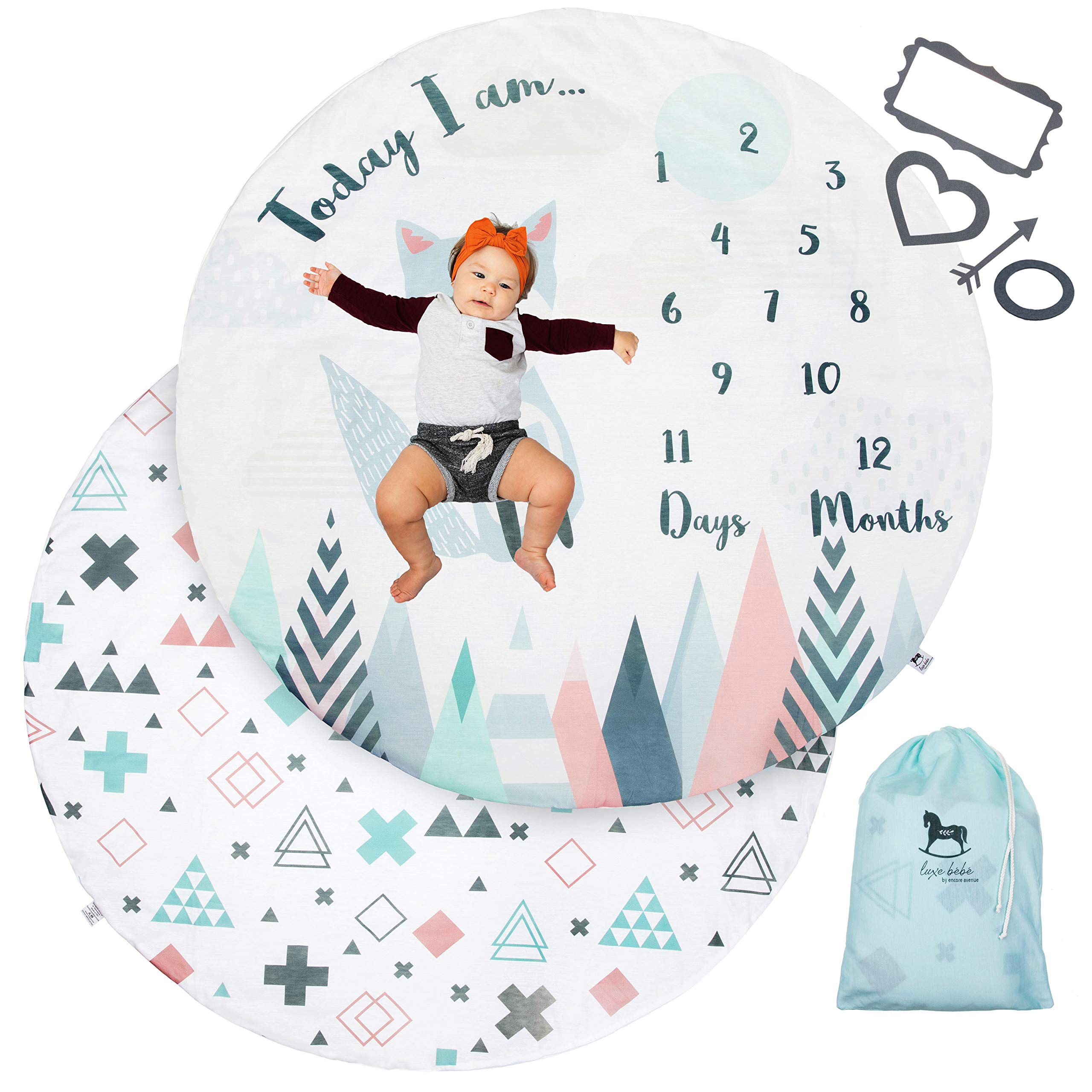 custom milestone blanket