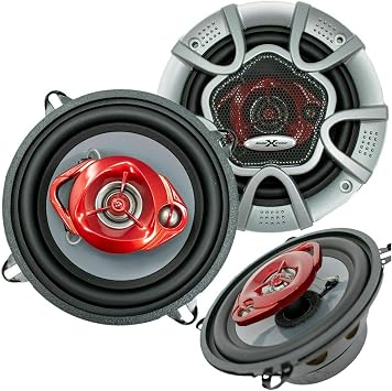 Pair of SoundXtreme 5.25" in 4 Ohm 3-Way 320 Watts Coaxial Car Speakers CEA Rated 2 Speakers