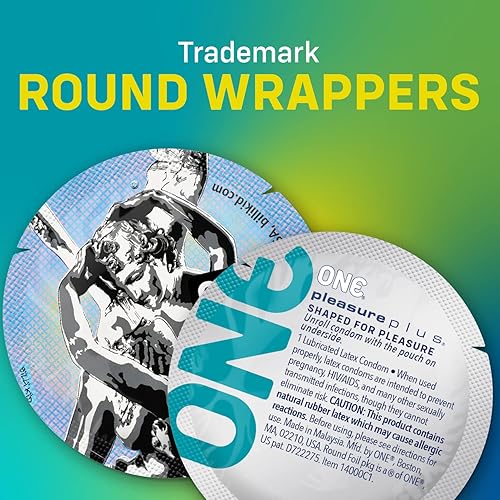 Miniatura 6 de ONE Pleasure Plus Condones  Doble Estimulación  Condones de Látex Ultra Finos  Extra Lubricados  Triple Probado  No Tóxico, Vegano, Sin OMG  Paquete