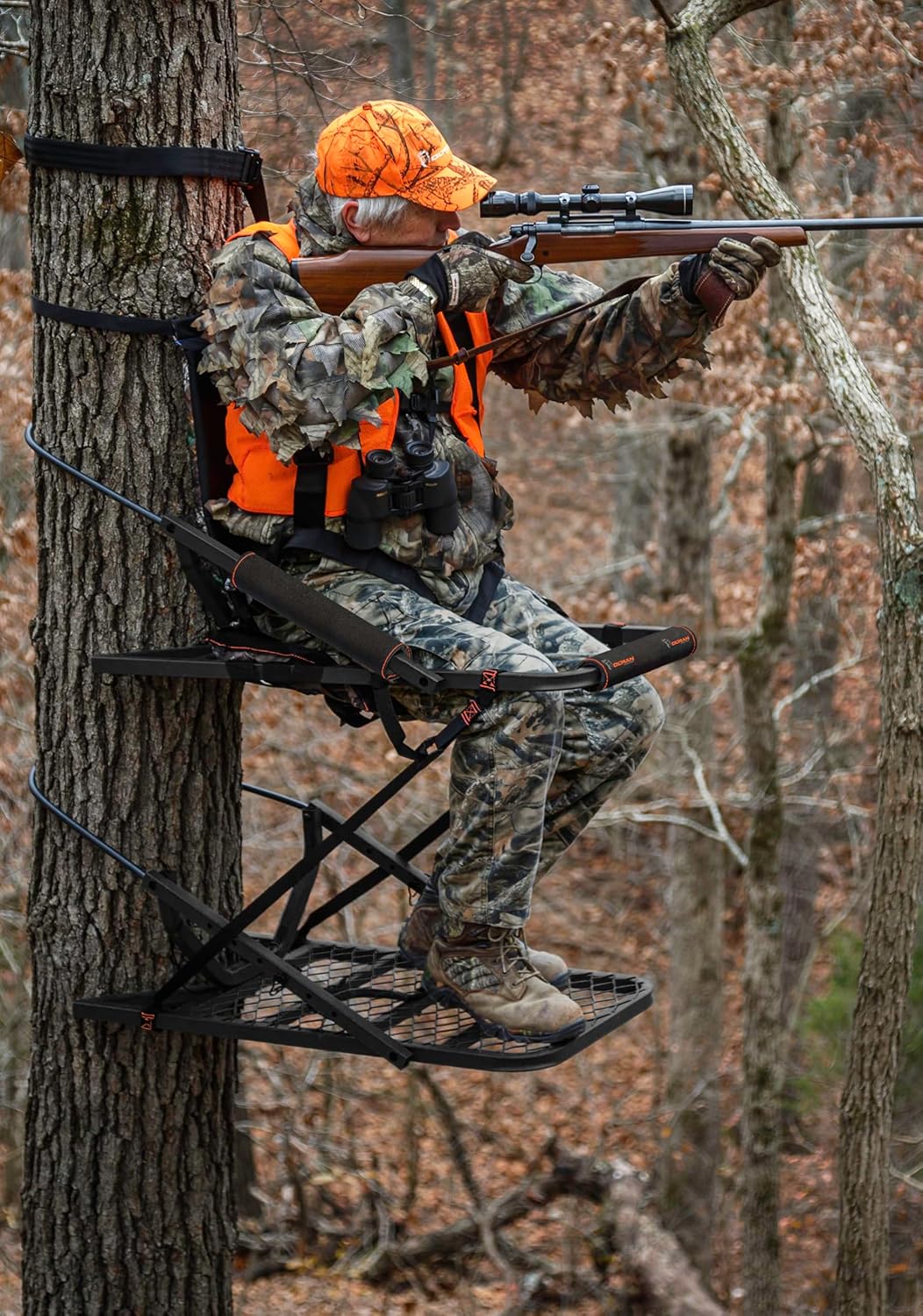 OL'MAN Stealth Mode Steel Climbing Tree Stand