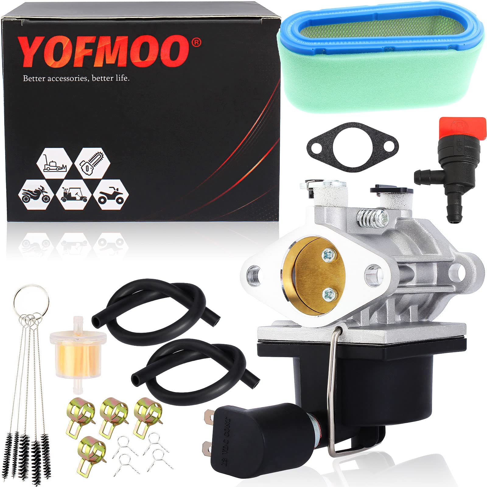 YOFMOO Carburetor Air Filter Compatible for Tecumseh 640330 640330A 640034 640034A 640072 640072A 640159 OV490EA OHV14