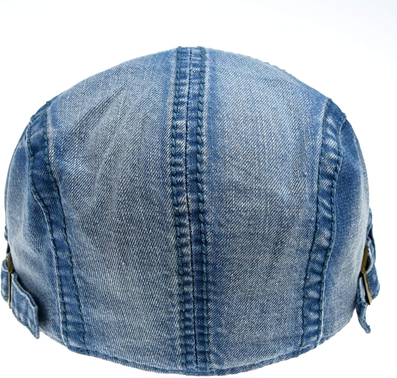 Miniatura 7 de Pack de 2 gorras planas ajustables Ivy Gatsby Newsboy cabbie sombrero para hombres y mujeres azul