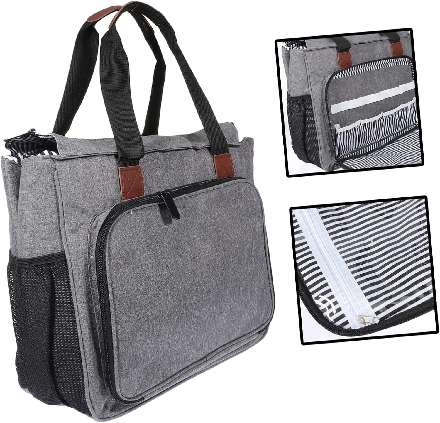 COHEALI 1pc Capacity Multi-functional Storage Bag for Embroidery Tools and Accessories for Organizing Craft Supplies and Pen Storage for Cross-stitch and Sewing Enthusiasts