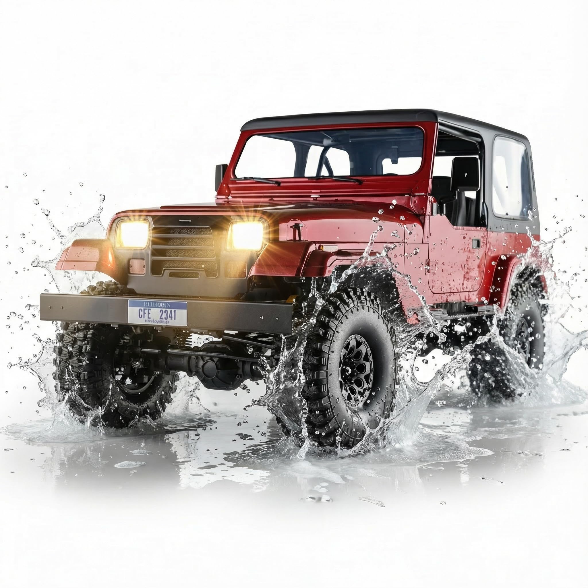 Amazon.com: EAZYRC FMS FCX10 1/10 RC Crawler Mashigan Truck 4X4 RS