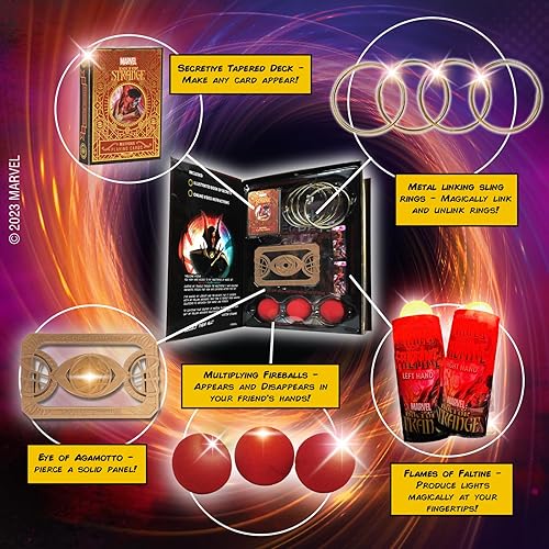 Miniatura 2 de Fantasma Marvel's Multiverse of Magic Doctor Strange Magic Kit para niños y adultos  Juego de magia empaquetado dentro de una caja de almacenamiento