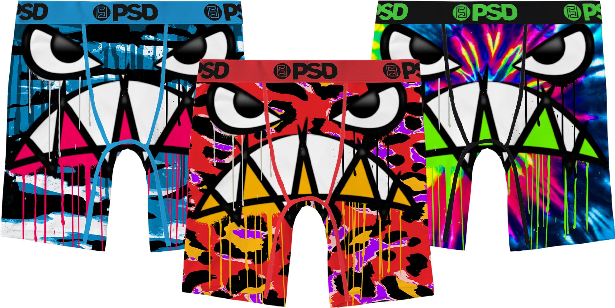 PSD Underwear Youth Boys Boxer Briefs - Warface Print, Comfortable Active Underwear for Boys, Boys Underwear Packs &amp; Singles