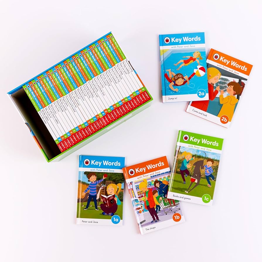 Ladybird Key Words Peter Jane 36冊セット英語教材 Ladybird Key Words With Peter and Jane 36 Book Set - Tall