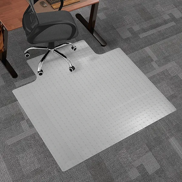 Large Chair Mat for Carpets Heavy-Duty Desk Chair Mat for Office with Lip Studio & Pet Areas Non-Slip Low Pile Carpet Mat with Grip Spikes Easy Clean & Extra Thick Carpet Protector