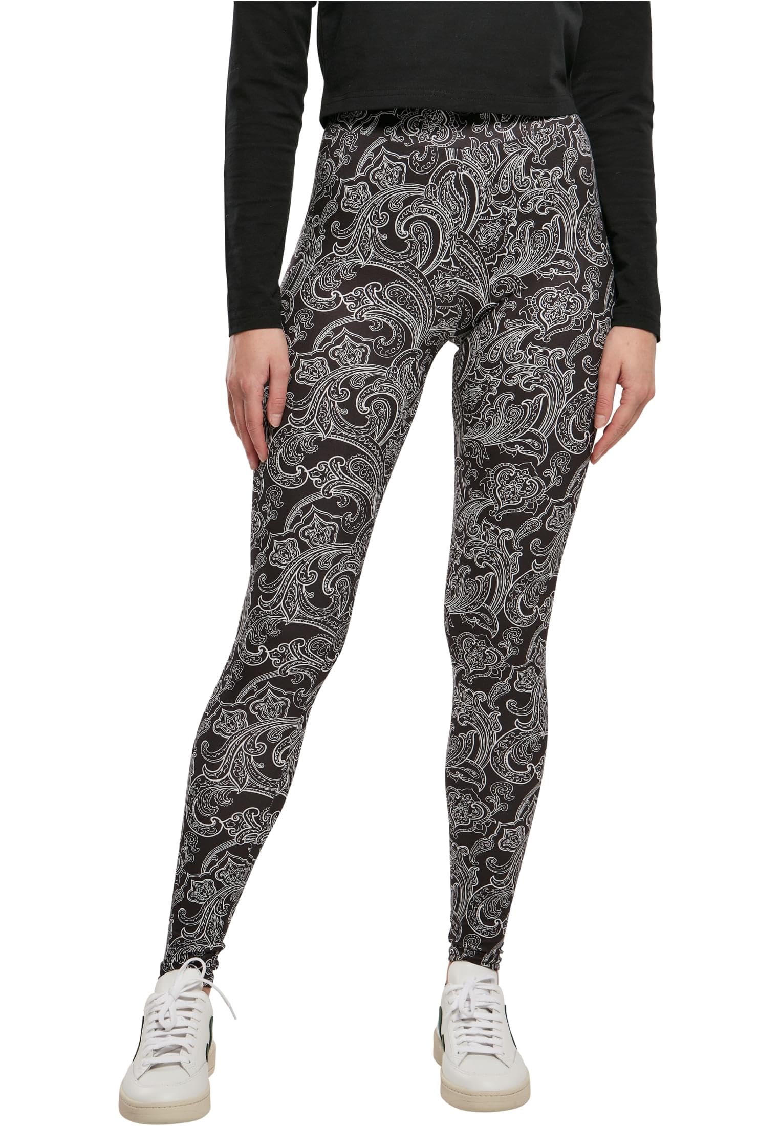 Urban Classics Noir Legging Woman Soft Aop