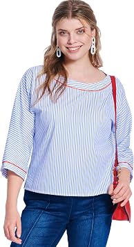 Burda Style X05843BURDA Misses' Rounded Neckline Shirt Sewing Pattern Packet, Design Code B5843, Sizes 10-20 (36-46)