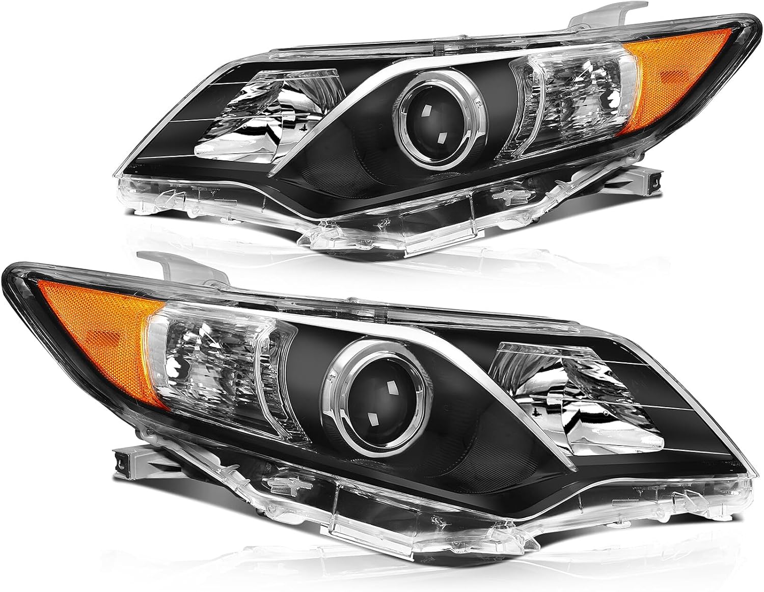 Headlight Assembly Fit For Toyota Camry 2012-2014 INEEDUP 8115006800, 8111006800, 8115006470, 8111006470, TO2503211, TO2503212, TO2502211, TO2502212 Front Outside Headlamps, As Picture Shown