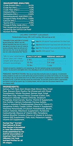 Miniatura 9 de Rachael Ray Nutrish Natural Chicken  Brown Rice Receta Dry Cat Food
