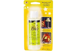 Plaid Glo-Away Glow-in-the-Dark Washable Acrylic Paint (4 Oz White)