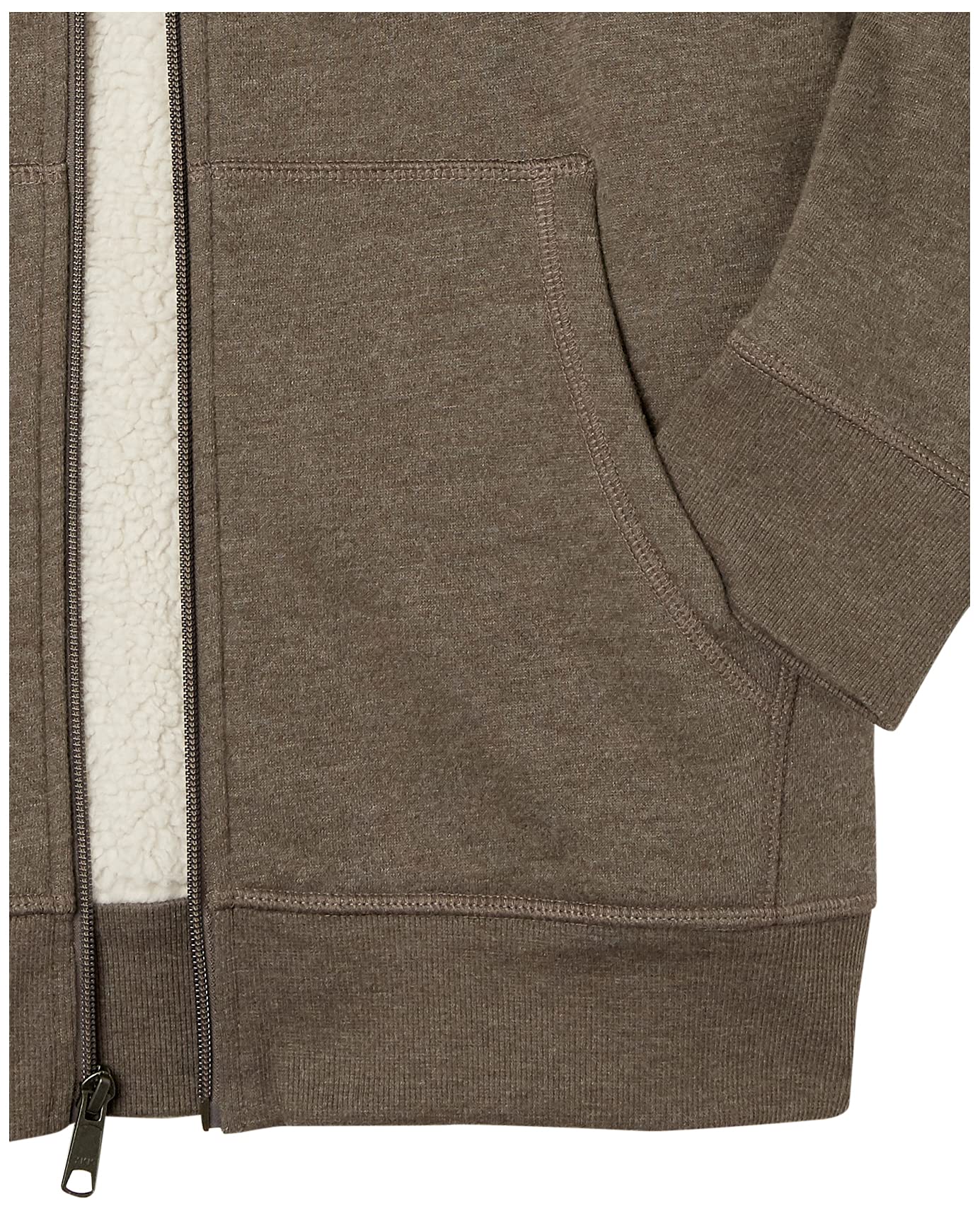 Amazon Essentials Hoodie For Men, Sherpa-Lined Full-Zip Fleece Sweatshirt