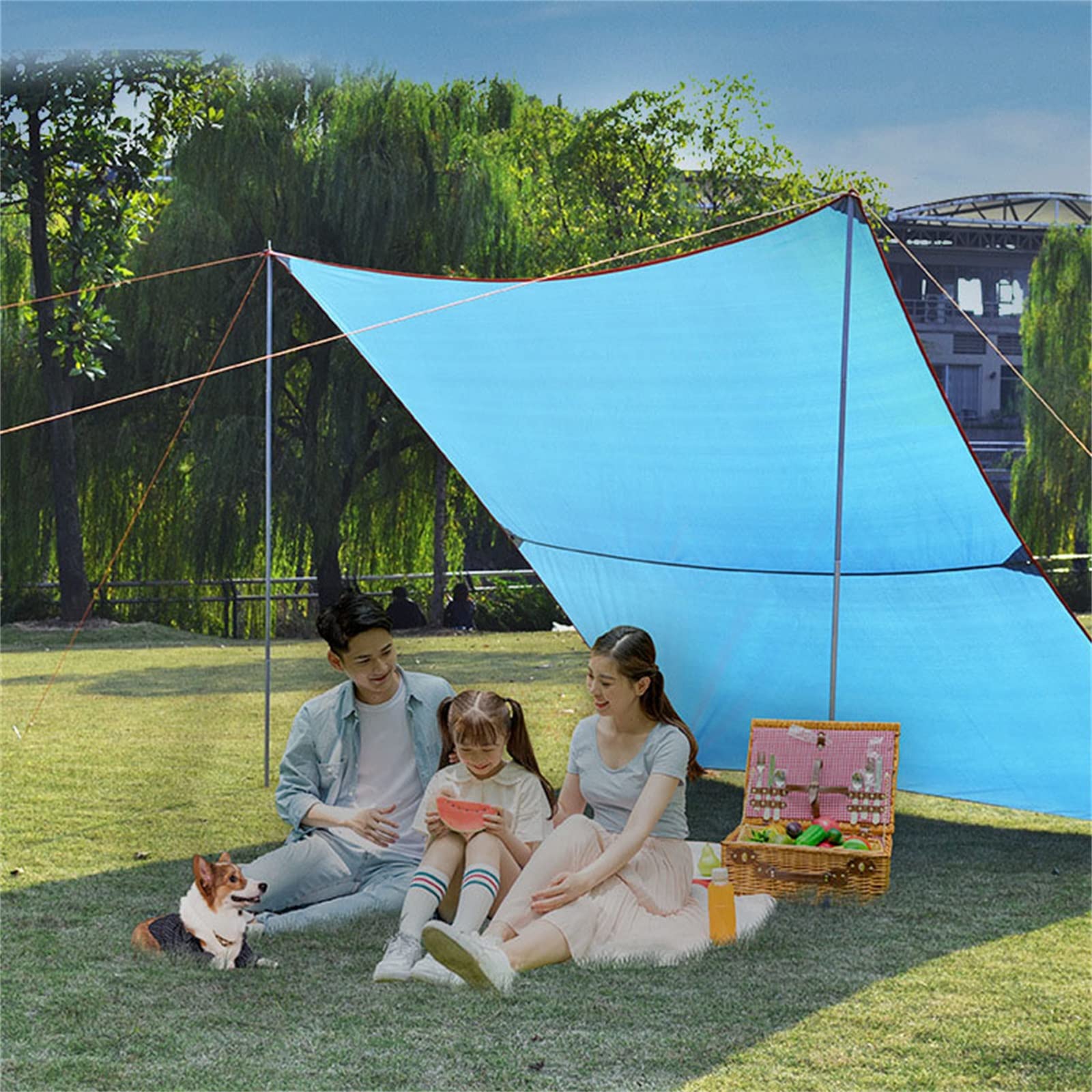 telo per amaca da campeggio, Telo impermeabile portatile leggero antipioggia Telo tenda Telo for zaino in spalla Escursionismo Campeggio for escursionismo Pesca Picnic