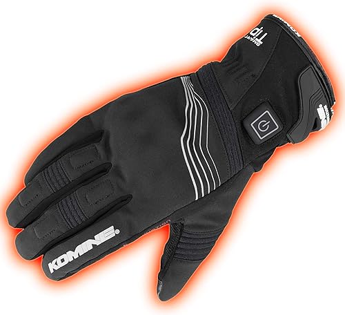 コミネ(KOMINE) バイク用 プロテクトエレクトリックグローブショート