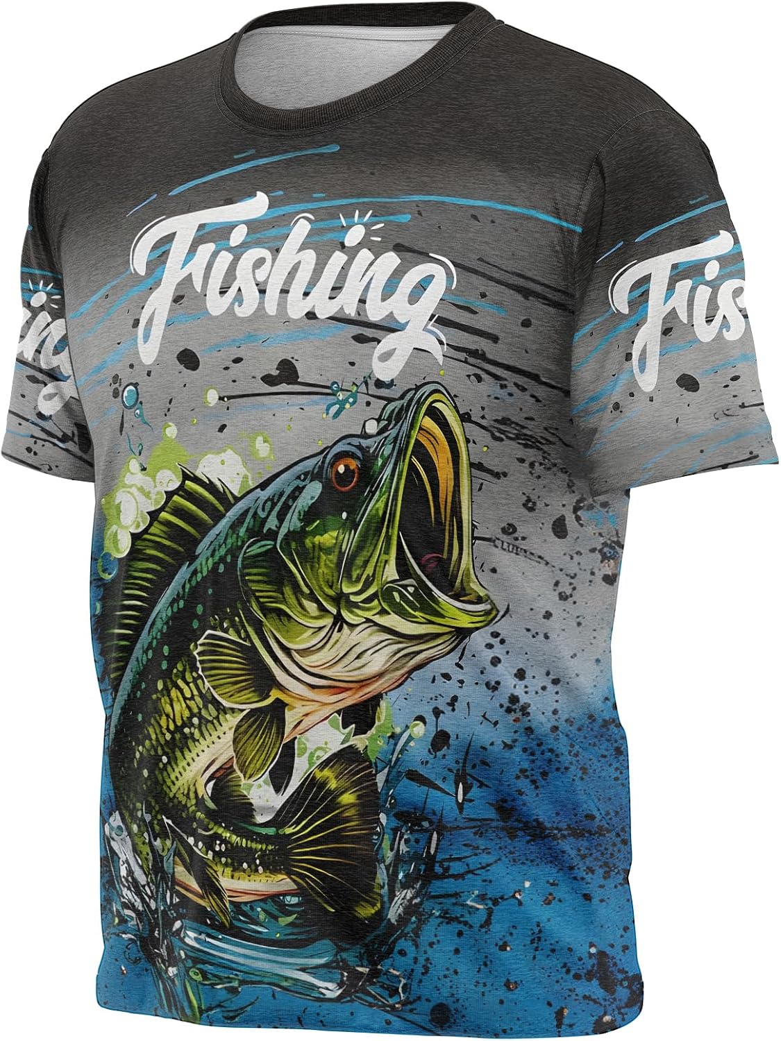 Men's T-Shirts Funny T-Shirt for Men 3D Cat Graphic Print Tees Summer Shirts for Men Casual Short Sleeve Tee,Polyester - Image 5