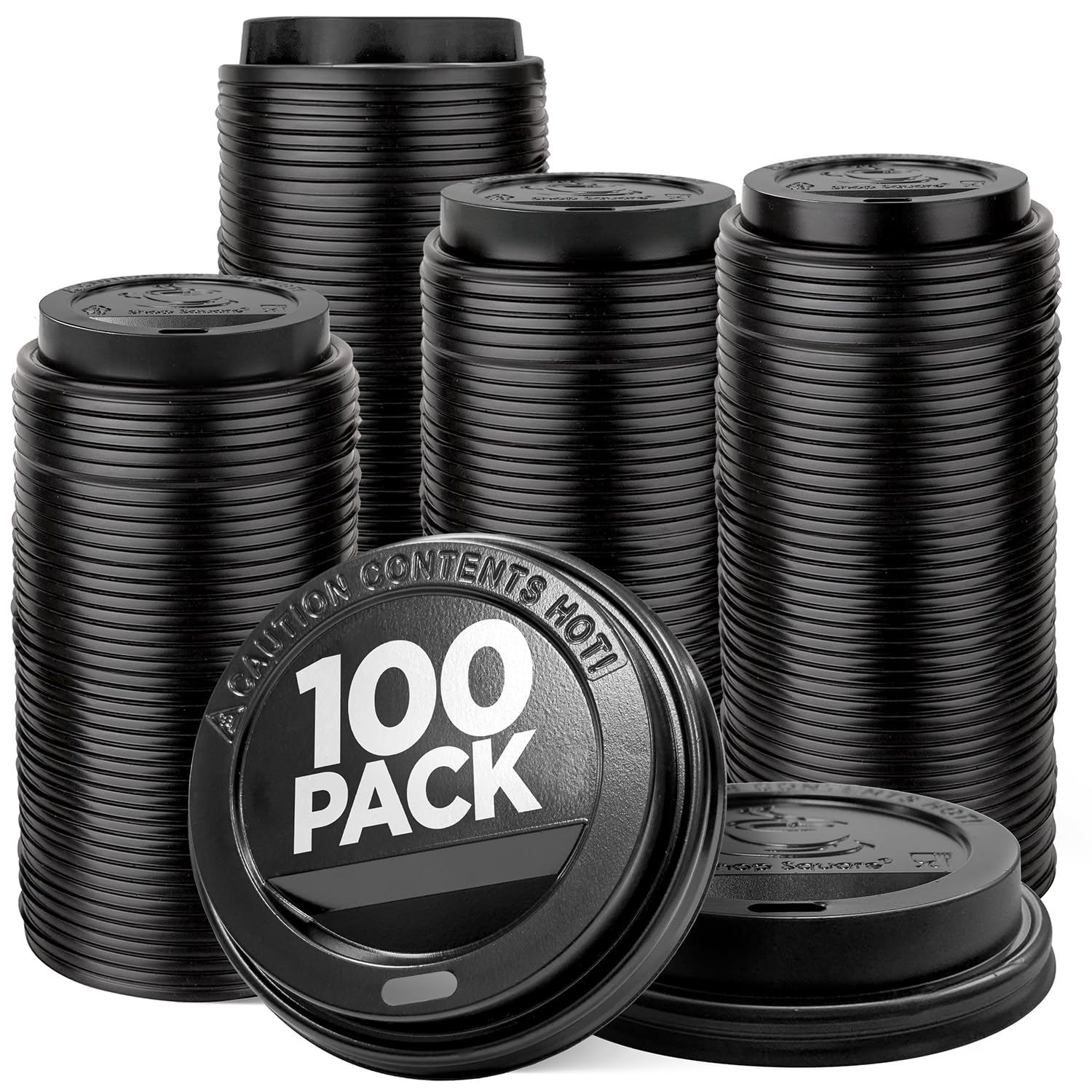 100 Pack Coffee Cup Lids Disposable Coffee Lids For 10 | Desertcart Bermuda