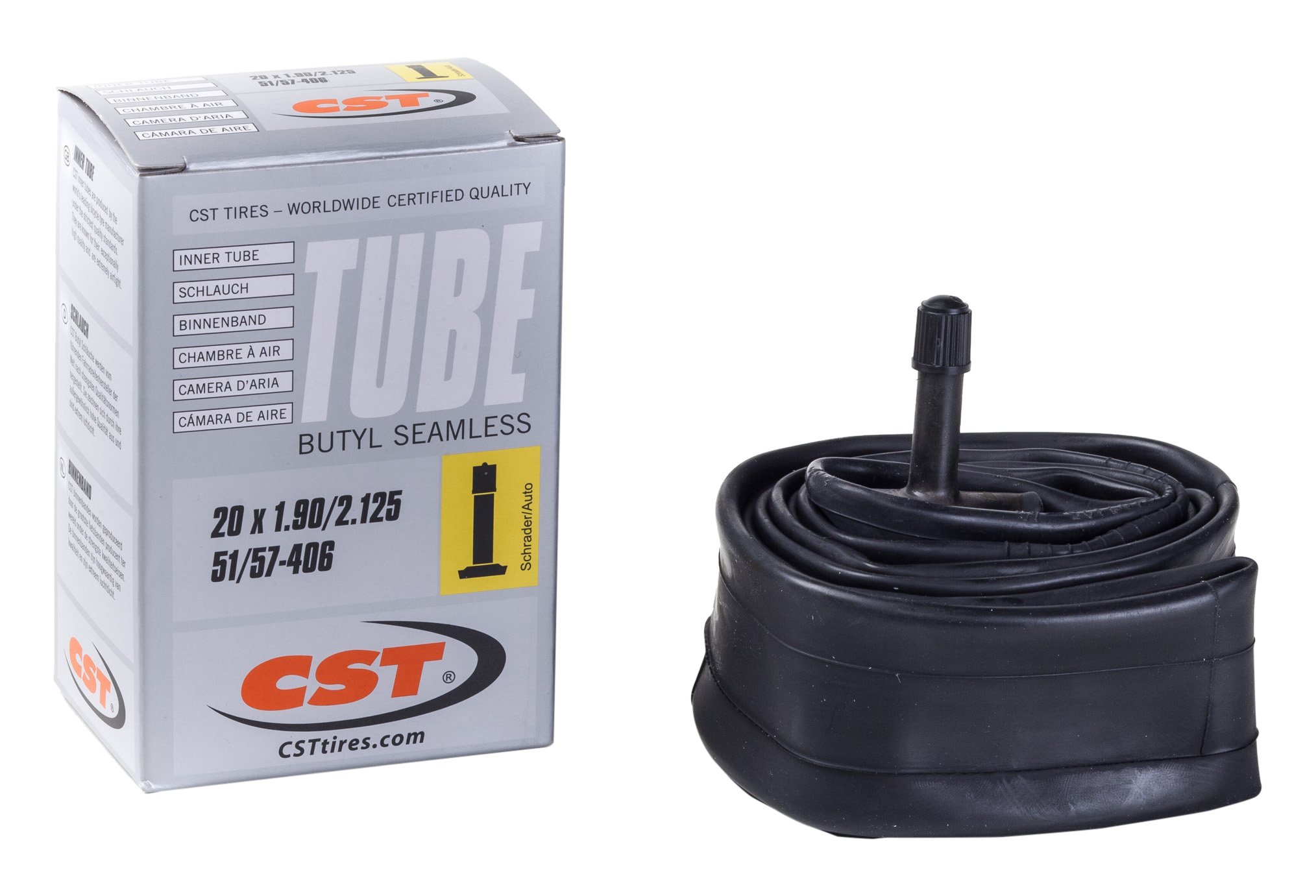 XLC Unisex VT-A29 Inner Tube – For 29" Wheels, SV/Presta Valve, Black (One Size)