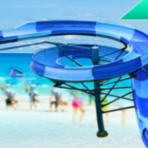 Fun Water Slide Adventure- Amusement Park Water Coaster Ride