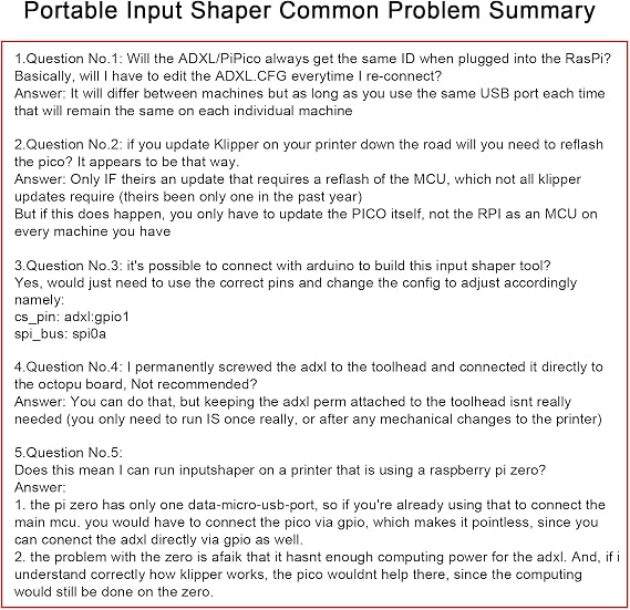 FYSETC 3D Printer Voron2.4 Portable Input Shaper - Ender 3 S1 Pro Spritte Extruder Accelerometer: Upgraded Hotend Part with RP2040 Chip Support Klipper Fit Voron0.1 Triden CR-10 Smart Pro Hot End