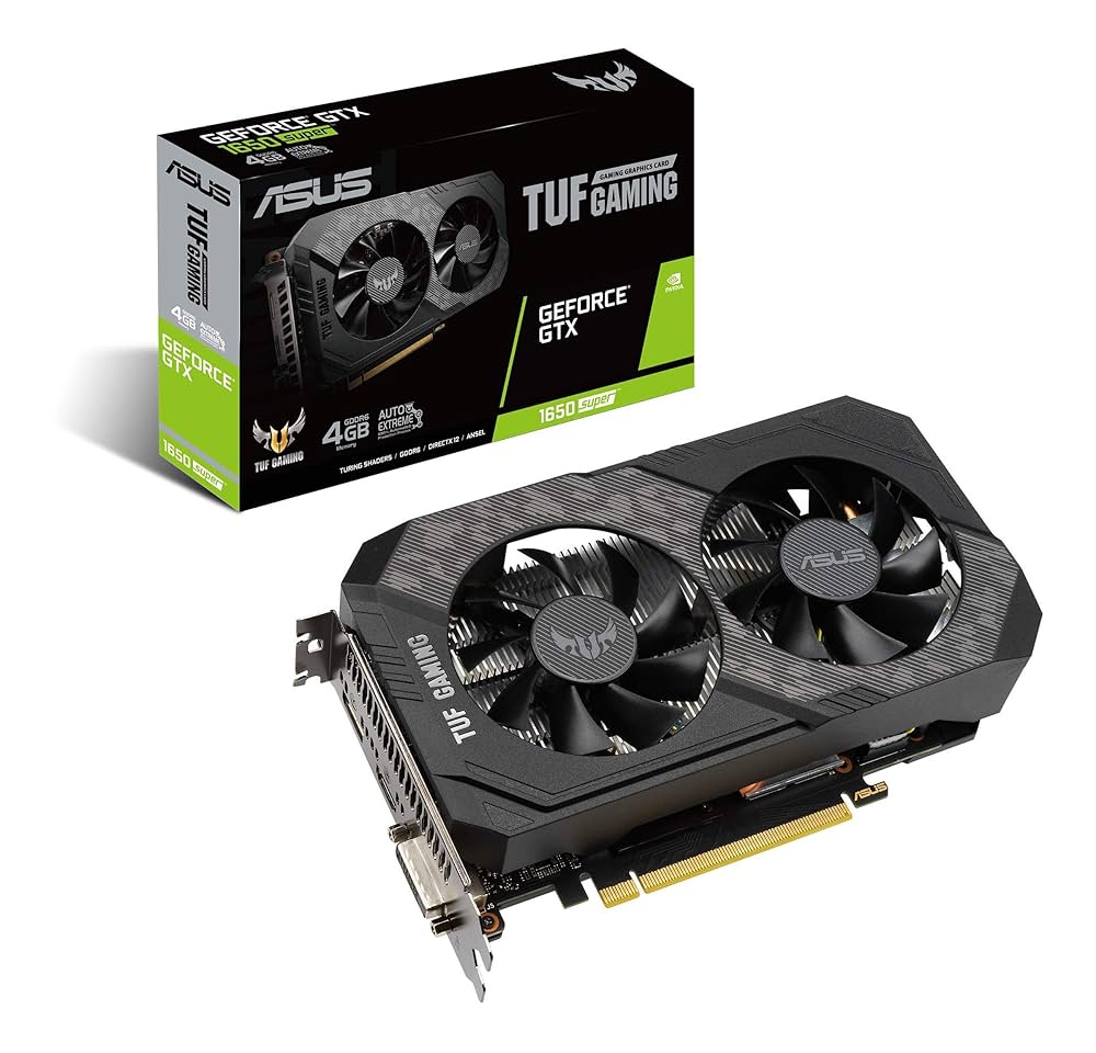 グラフィックボード・グラボ・ビデオカード ASUS TUF GeForce GTX 1650 Super 4G Amazon | ASUS TUF Gaming GeForce GTX 1650 Super 4GB Edition
