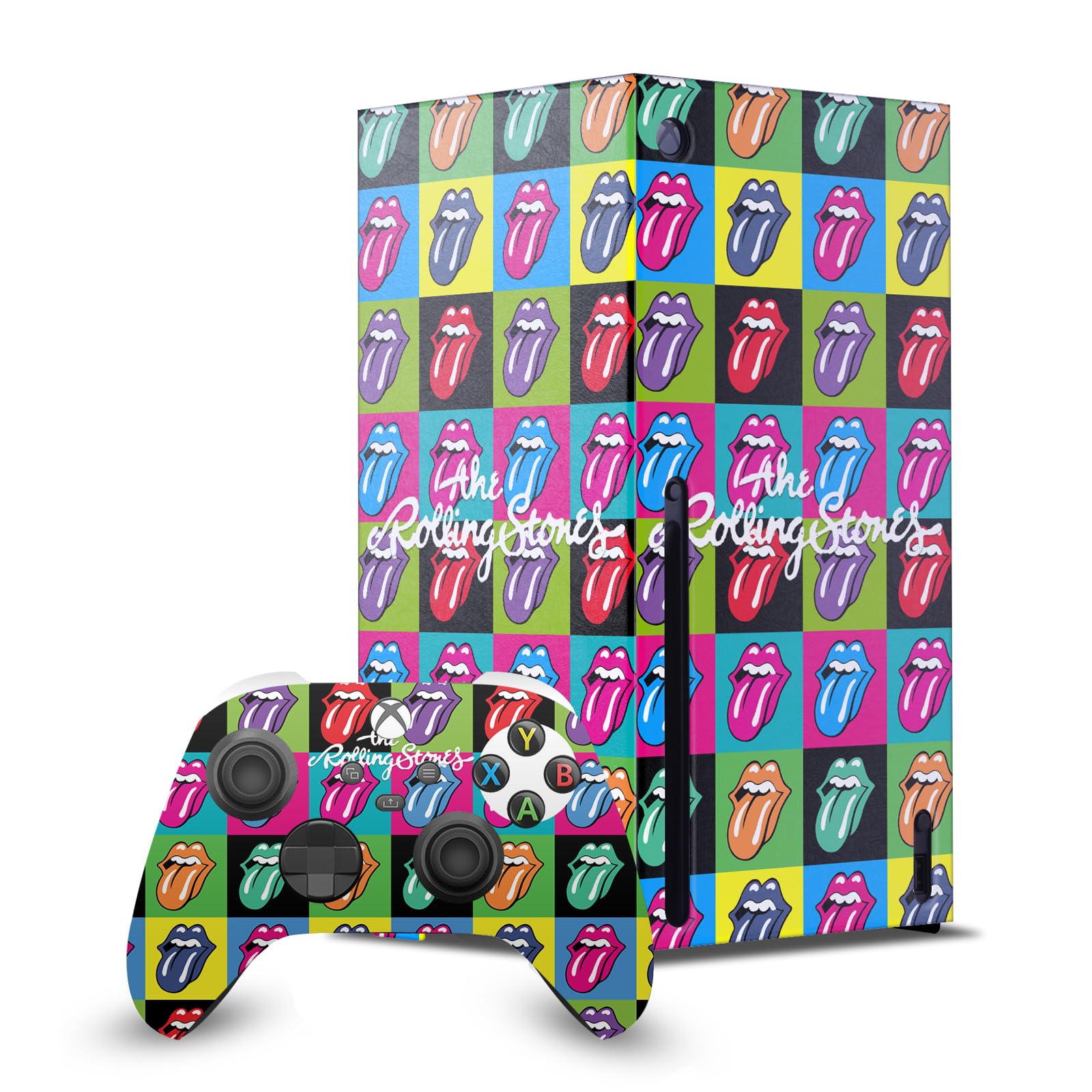 Enveloppement Xbox Series X Rolling Stones de Head Case Designs, finition mate premium - 8