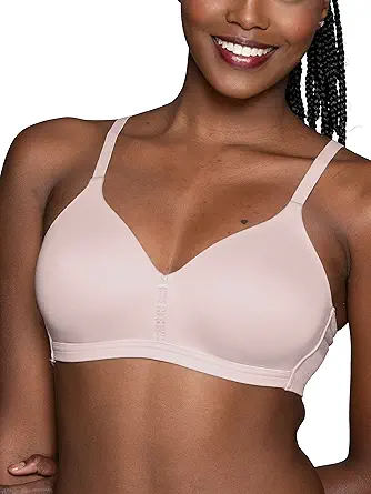 Vanity Fair Women's Wireless Comfort Bra, Customize Your Shape & Support: Convertible Straps, Easy Pullover, Back Smoothing