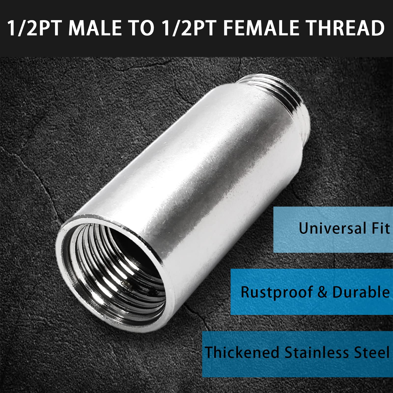 Lot De 2 Raccords De Plan De Travail Acier Chromé HETTICH, L.100 Mm