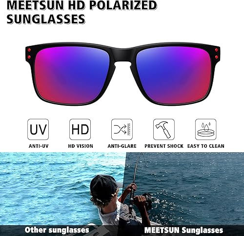 Miniatura 2 de MEETSUN Polarized Sunglasses for Men Women Sports Driving Fishing Glasses UV400 Protection