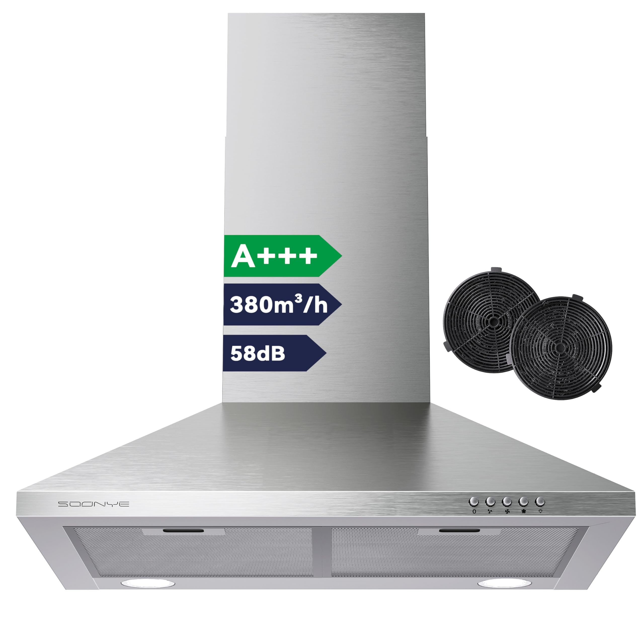 SEU01G6038 okap kuchenny klasy A+++ 60cm 380m³/h
