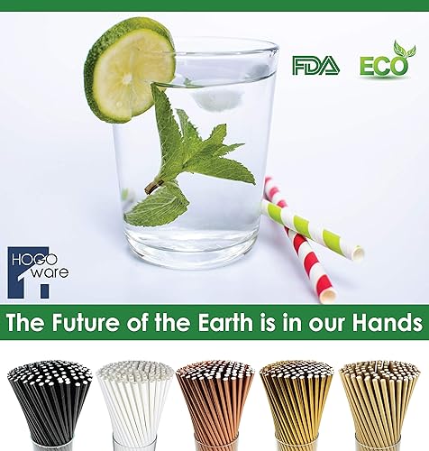 Miniatura 8 de Paquete de 150 pajitas de papel blanco biodegradables  Pajitas desechables  Para pasteles en cumpleaños, aniversario, boda, celebraciones de