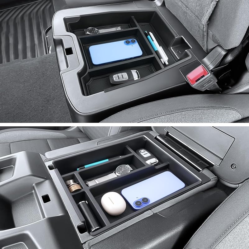 Organizador de console central LFOTPP para Chevy Silverado e GMC Sierra – 2 unidades