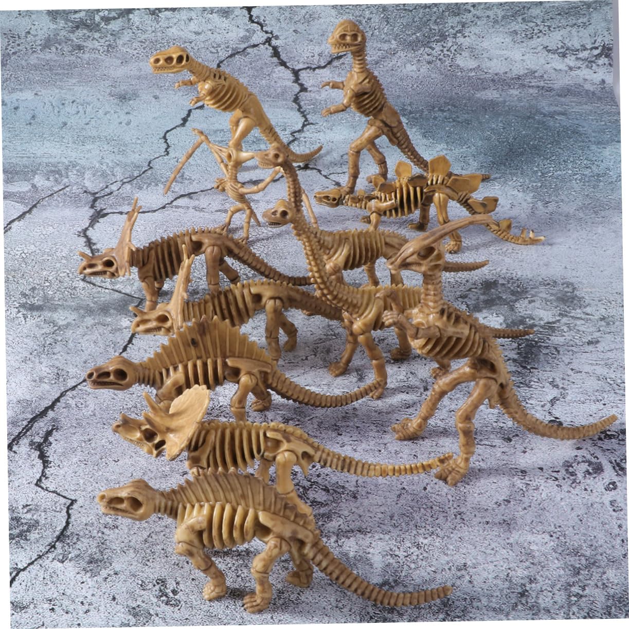 Abaodam 36 Pz scheletro di dinosauro di simulazione giocattolo dinosauro per bambini giocattoli fossili di scheletro fossile di giocattoli per bambini