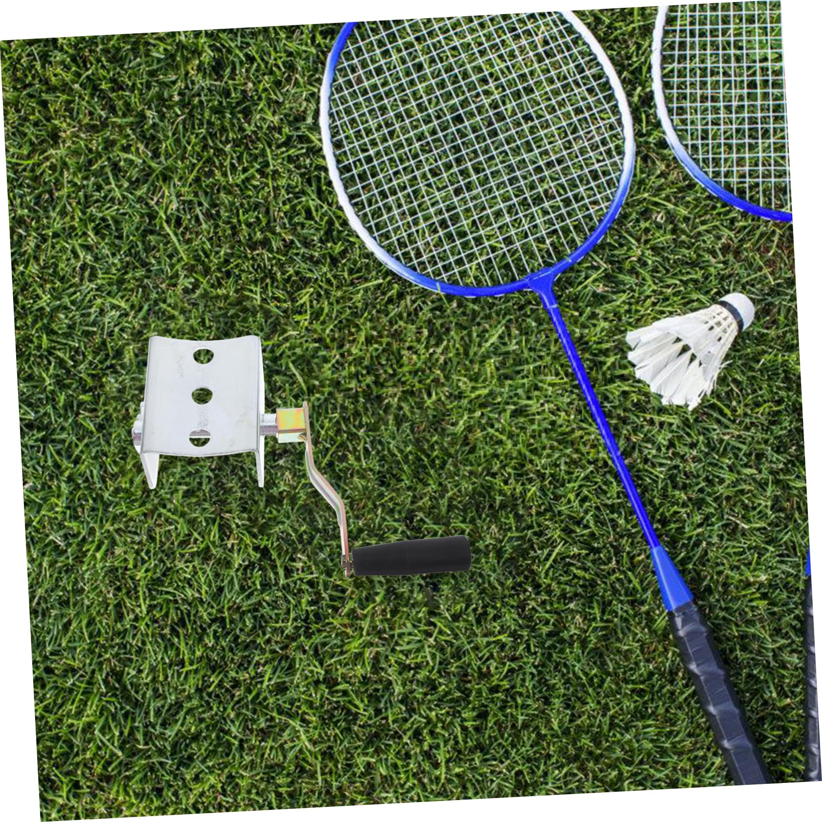 TOYANDONA Tenditore Stabile e Affidabile per Pali da Badminton e Pallavolo in Ferro Argento Migliora L'esperienza di Gioco per Uso All'aperto in Comunità