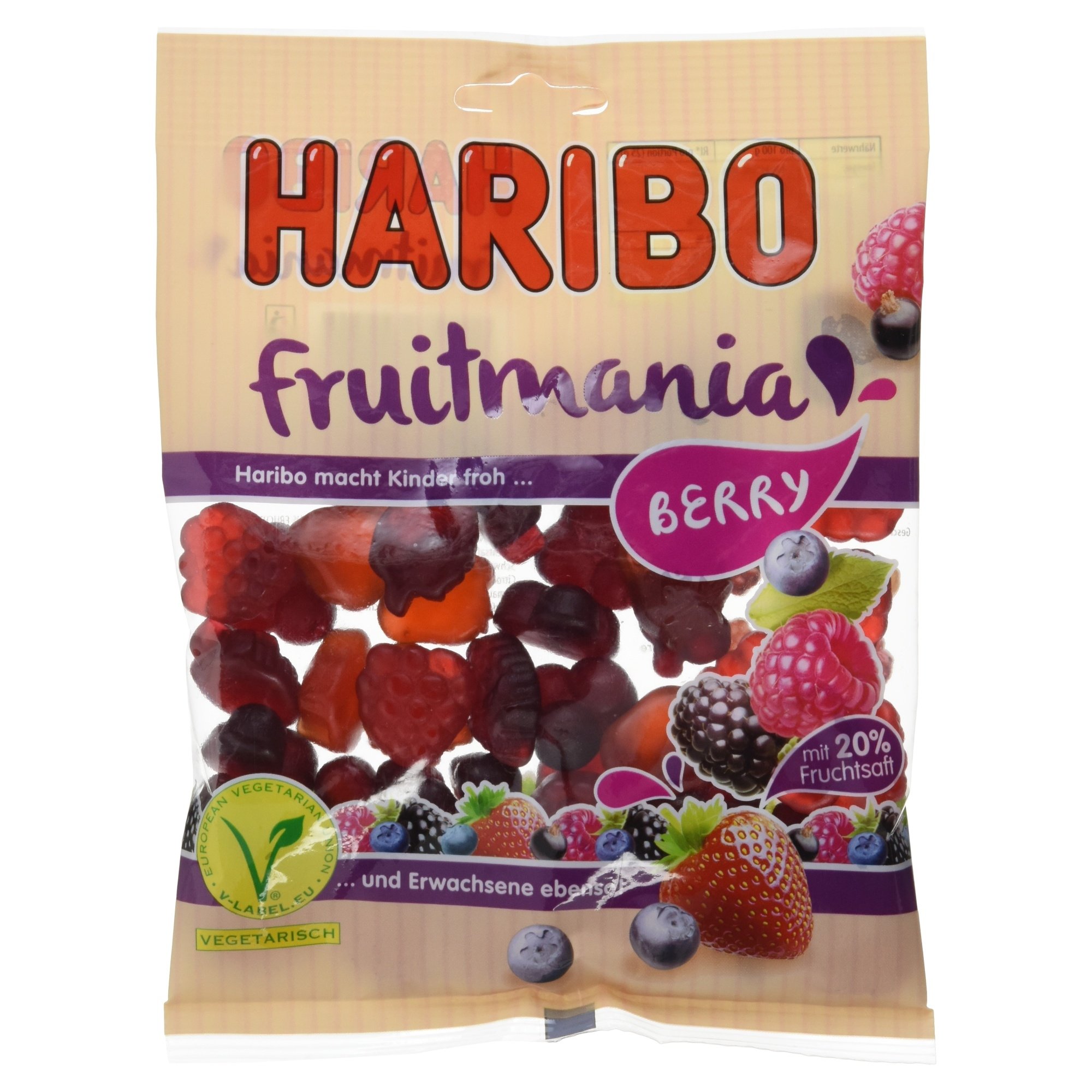 Haribo Fruitmania Fruchtgummi, Berry, 175g