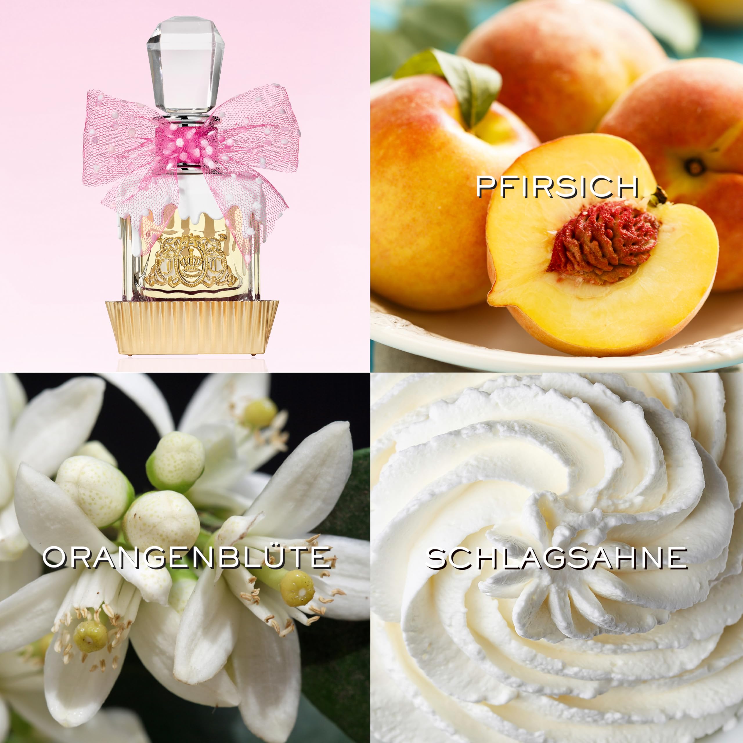 Juicy Couture – Viva La Juicy Sucré 3-teiliges Set, Gourmand-Duft mit süßem Amber, Mandarinen & Vanille, Unwiderstehliches Eau de Parfum für Damen, Langanhaltende Damendüfte für das Viva-Girl