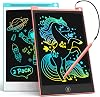 TECJOE 2 Pack LCD Writing Tablet, 8.5 Inch Colorful Doodle Board Drawing Tablet for Kids, Erasable Reusable Writing Drawing Pad, Learning Toys Gifts for 3 4 5 6 Years Old Boys and Girls Toddlers